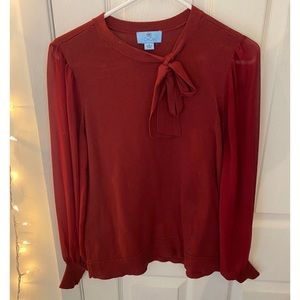 Burgundy Blouse